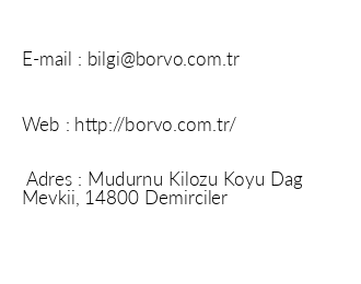 Borvo Thermal Resort & Spa iletiim bilgileri